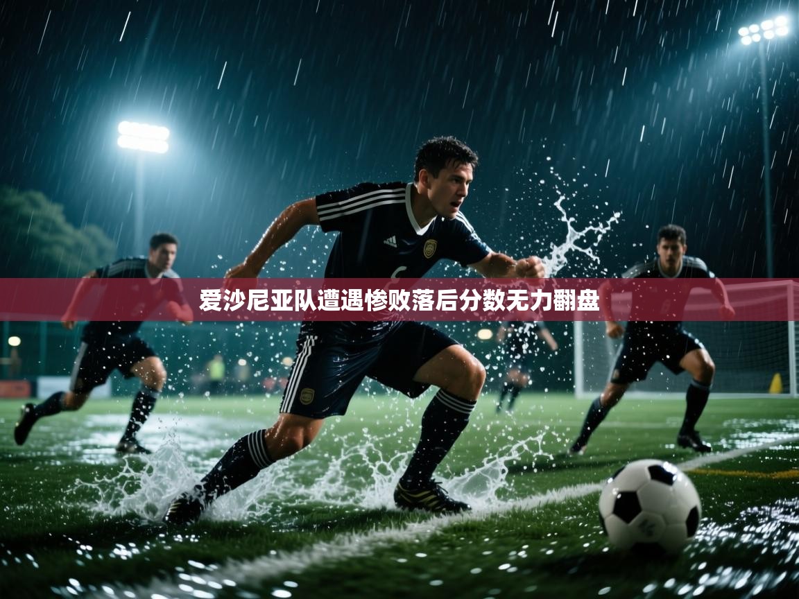 爱沙尼亚队遭遇惨败落后分数无力翻盘 第1张